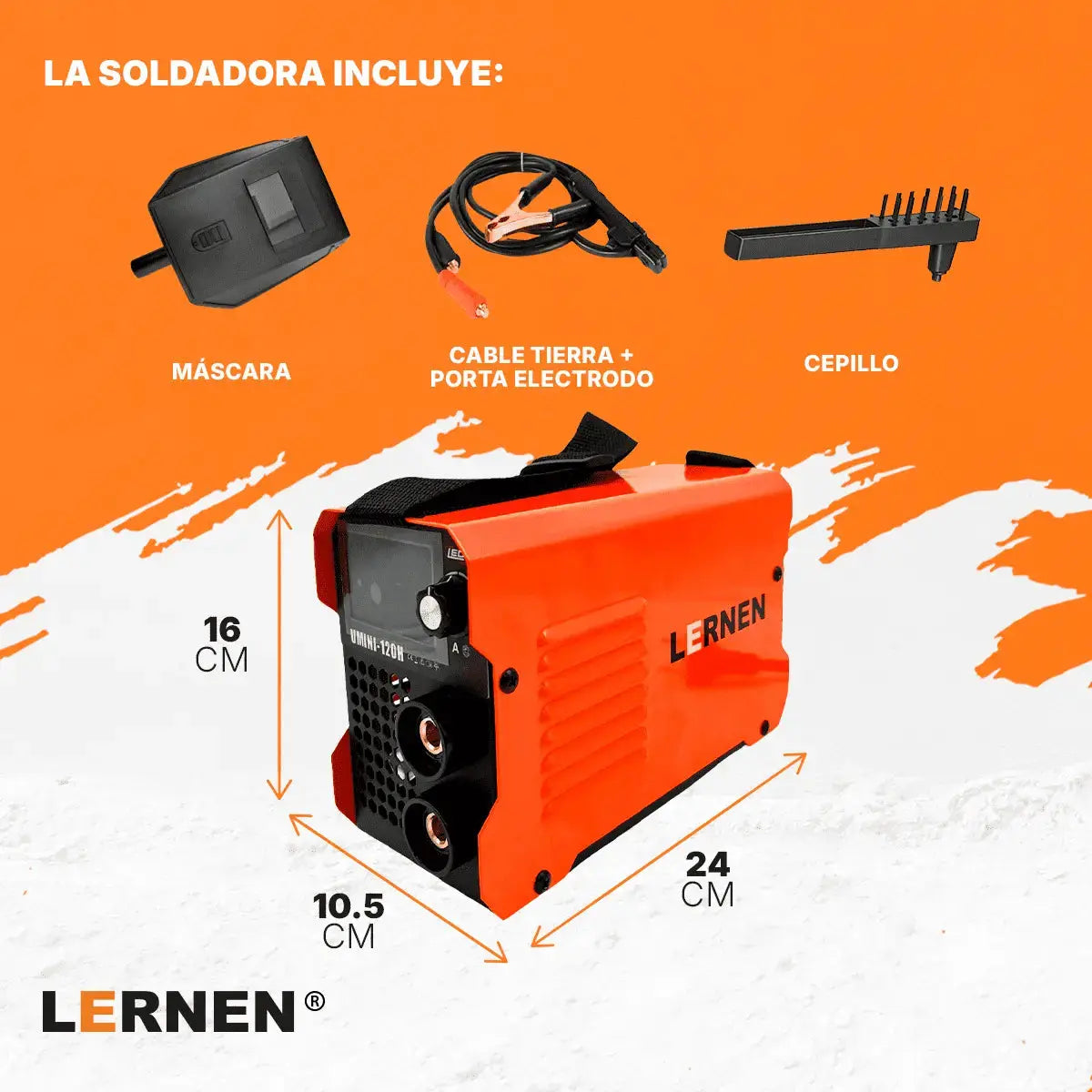 Soldadora Inverter Lernen 120a - 220v - 50 Hz Lernen