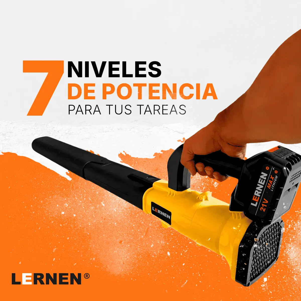 Sopladora Inalámbrica Lernen Pro A Batería 21v Lernen