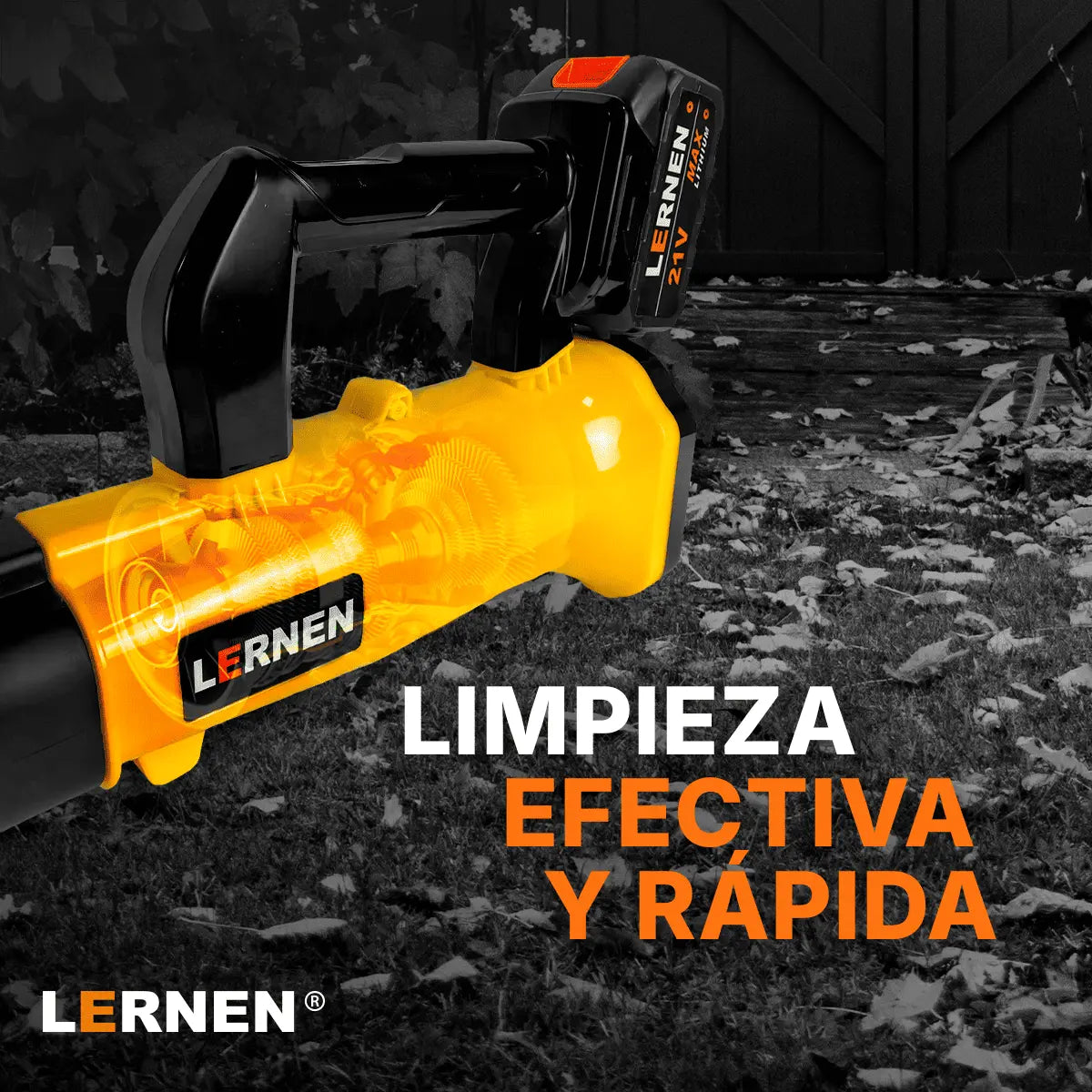 Sopladora Inalámbrica Lernen Pro A Batería 21v Lernen