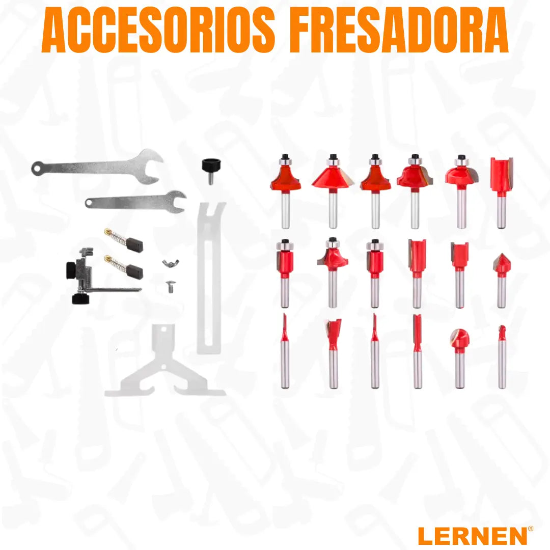Pack Sierra Caladora 3000 RPM + Fresadora Router Tupi Lernen