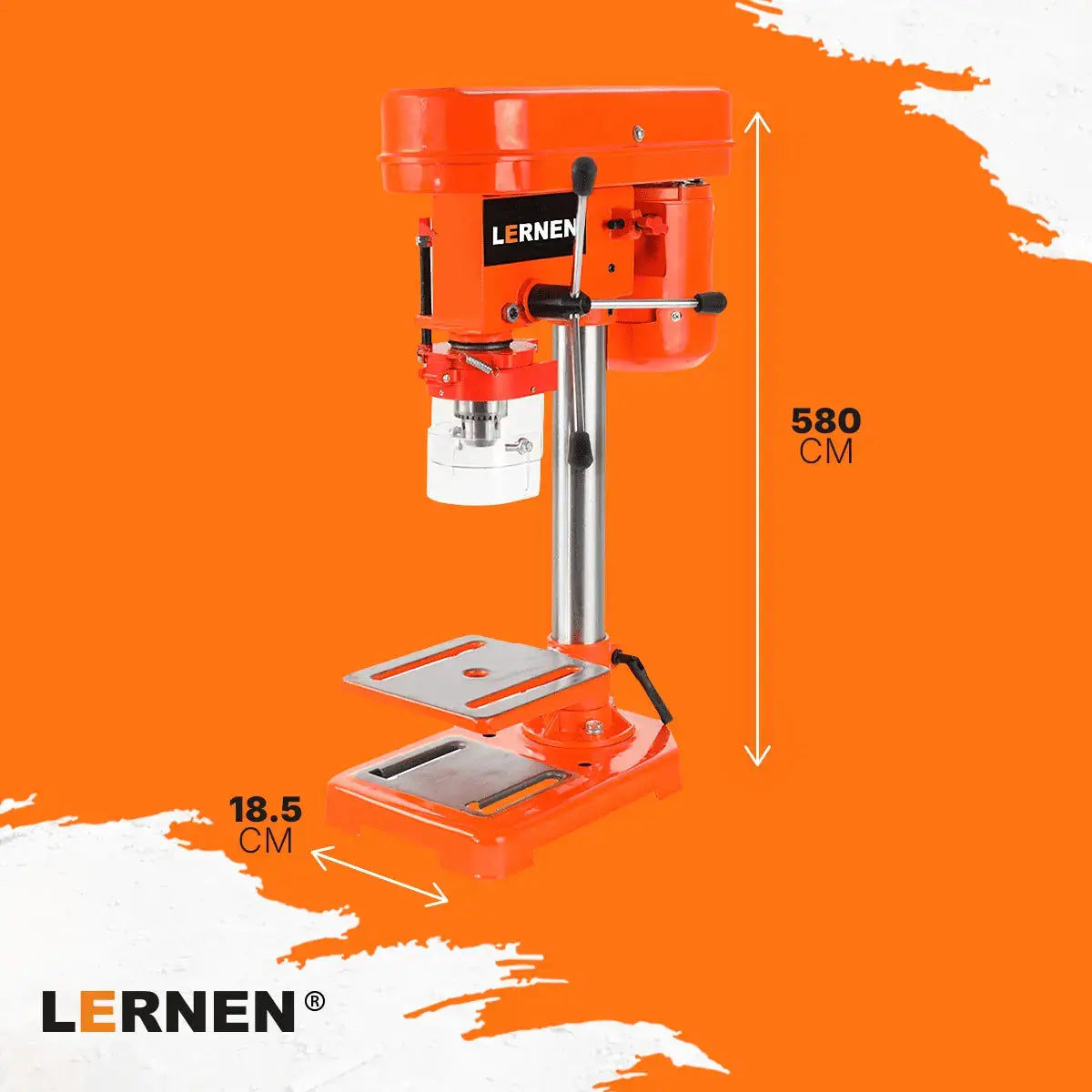 Taladro de Pedestal - Banco 13 mm 350 W Lernen Lernen