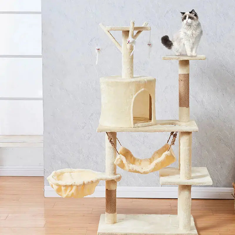 Torre Castillo Rascador Para Gatos Casa - Distintos Modelos Keru