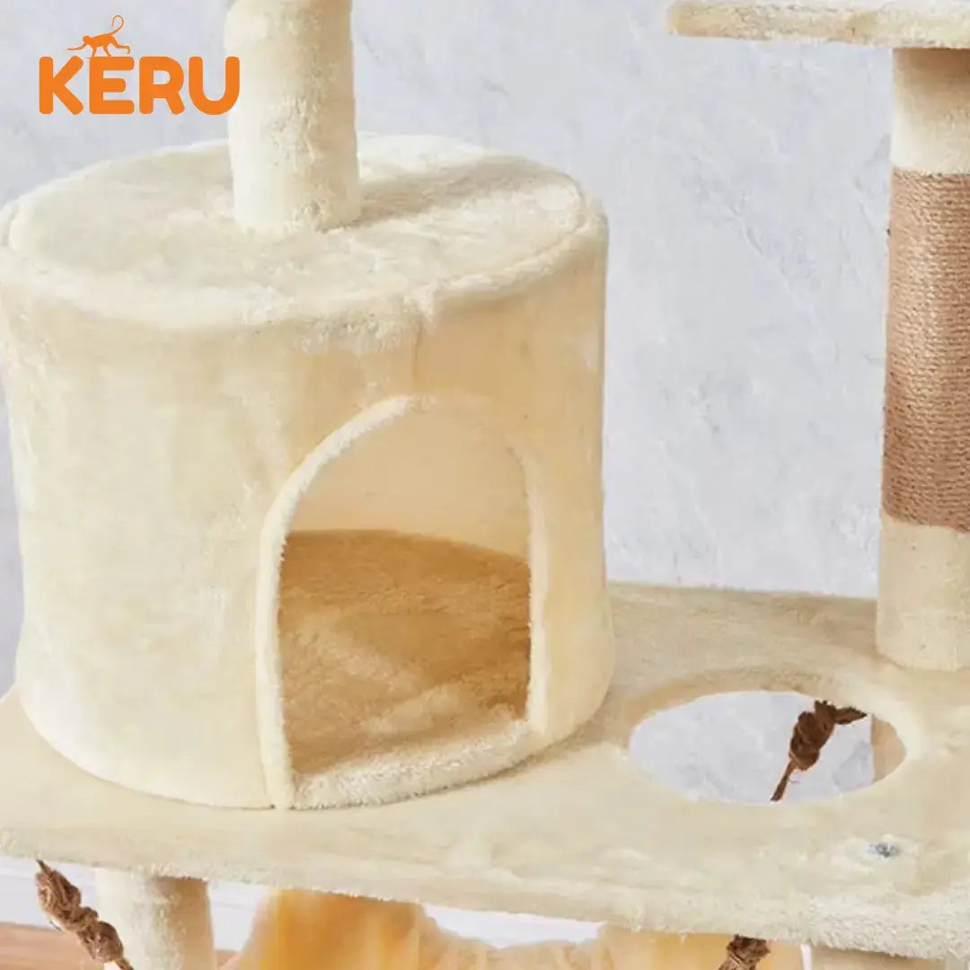 Torre Castillo Rascador Para Gatos Casa - Distintos Modelos Keru