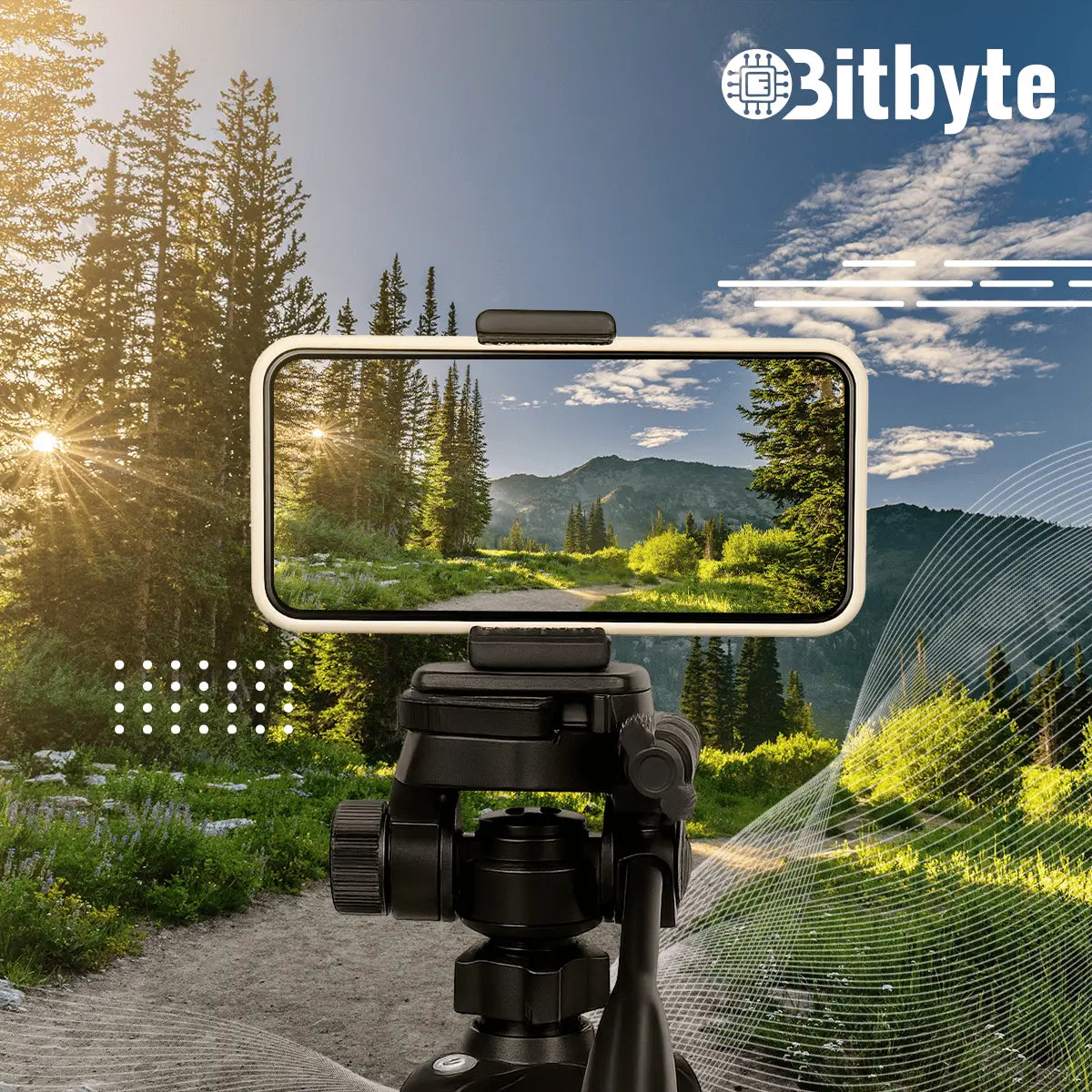 Trípode Profesional Compatible Con Celular + Bolso + Adaptador + Control Remoto Bitbyte