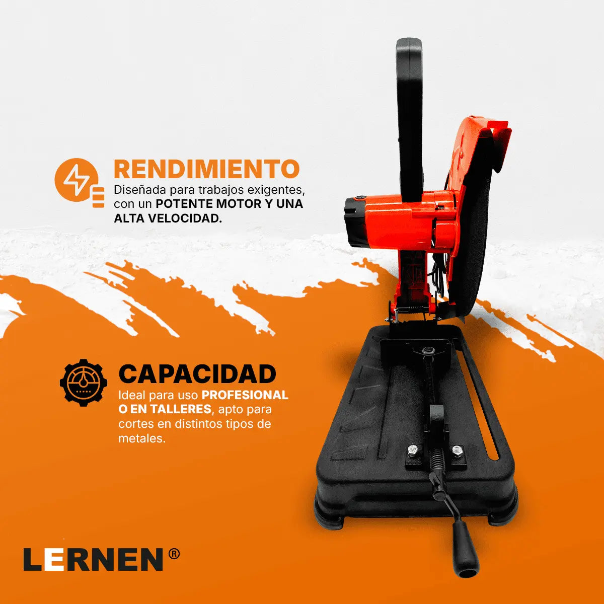 Tronzadora de metal LERNEN 2.400W Lernen