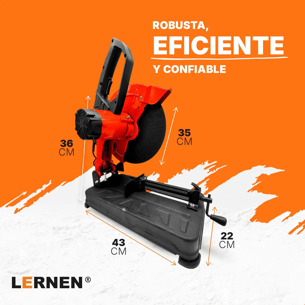 Tronzadora de metal LERNEN 2.400W Lernen