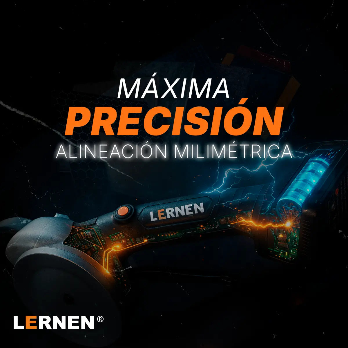 Ventosa Niveladora Vibradora Sopapa de Cerámica Inalámbrica 21V + Batería + Cargador + Rodilleras Lernen