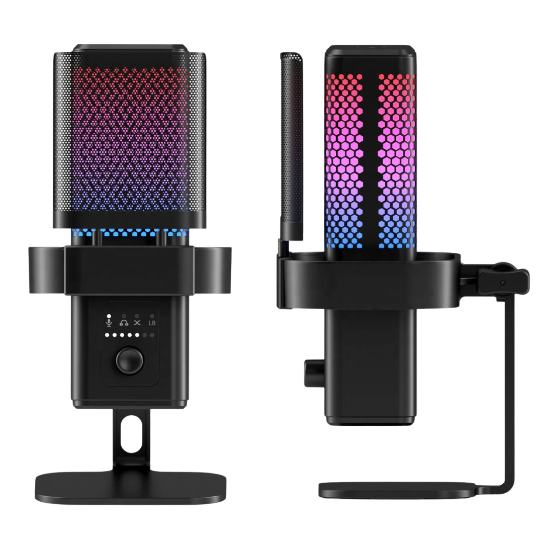 Micrófono de Streaming Podcast RGB Bitbyte M6 PRO Gamer