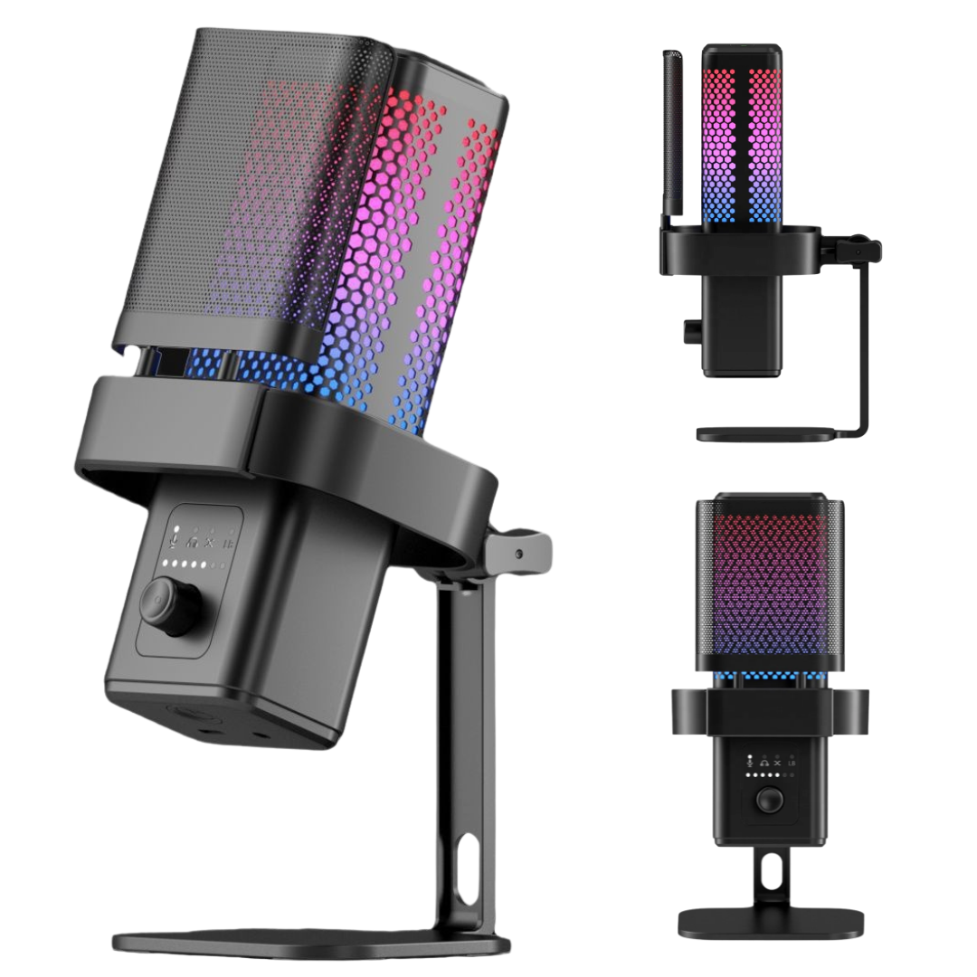 Micrófono de Streaming Podcast RGB Bitbyte M6 PRO Gamer