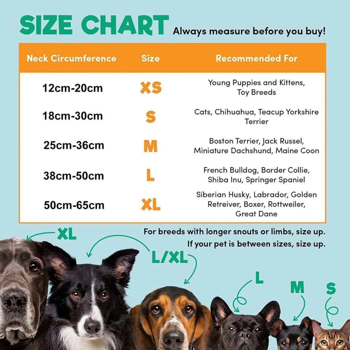 Collar Inflable Isabelino Anti Mordida Perros Gatos - Tallas S, M, L y XL Keru