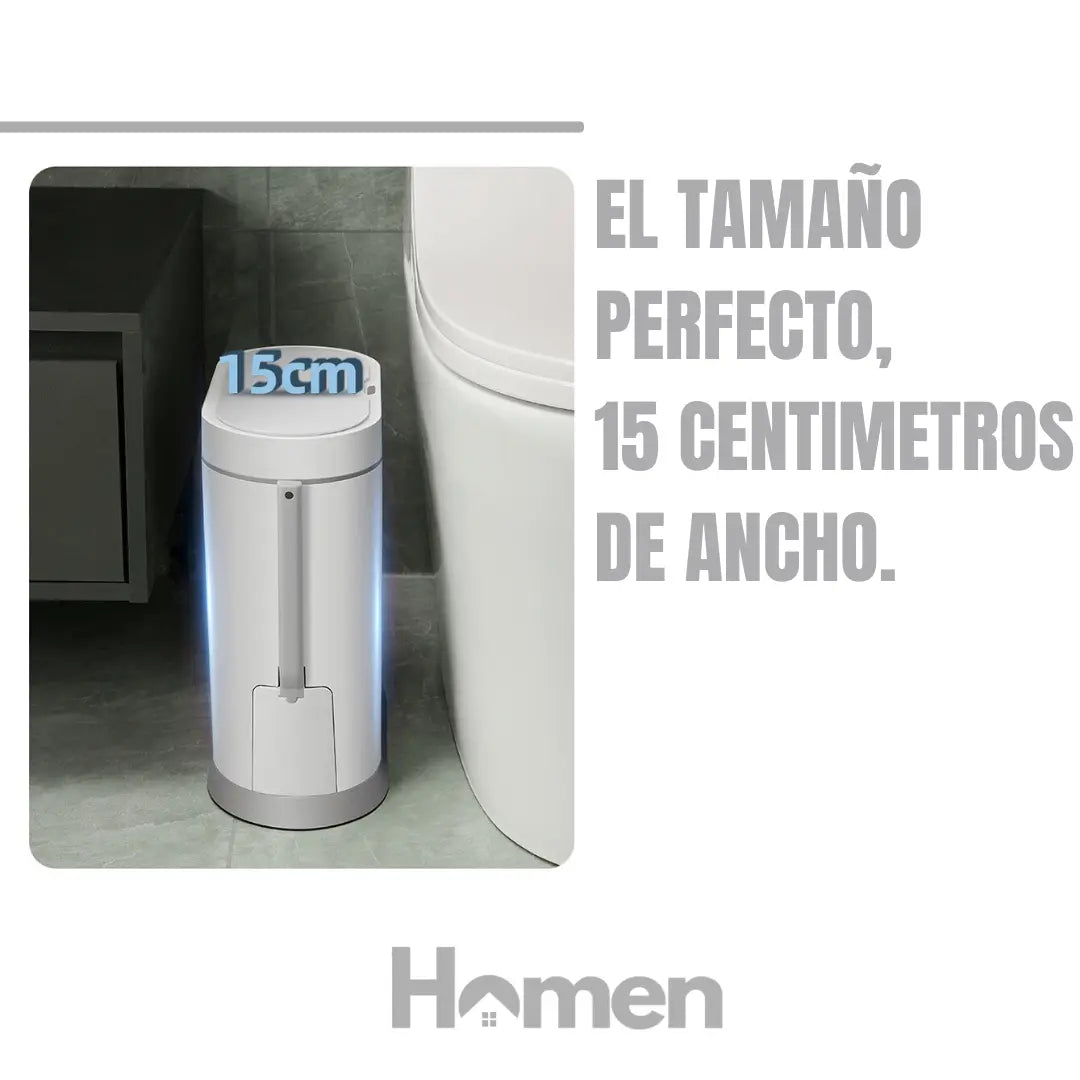 Basurero Automático Papelera Inteligente Sensor 8 Lts Homen