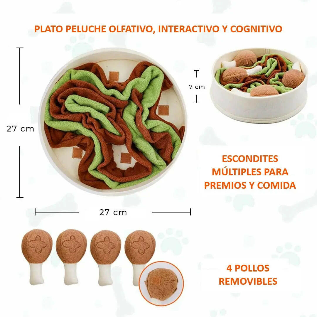 Juguete olfativo interactivo para mascotas - Pollo Chicken Keru