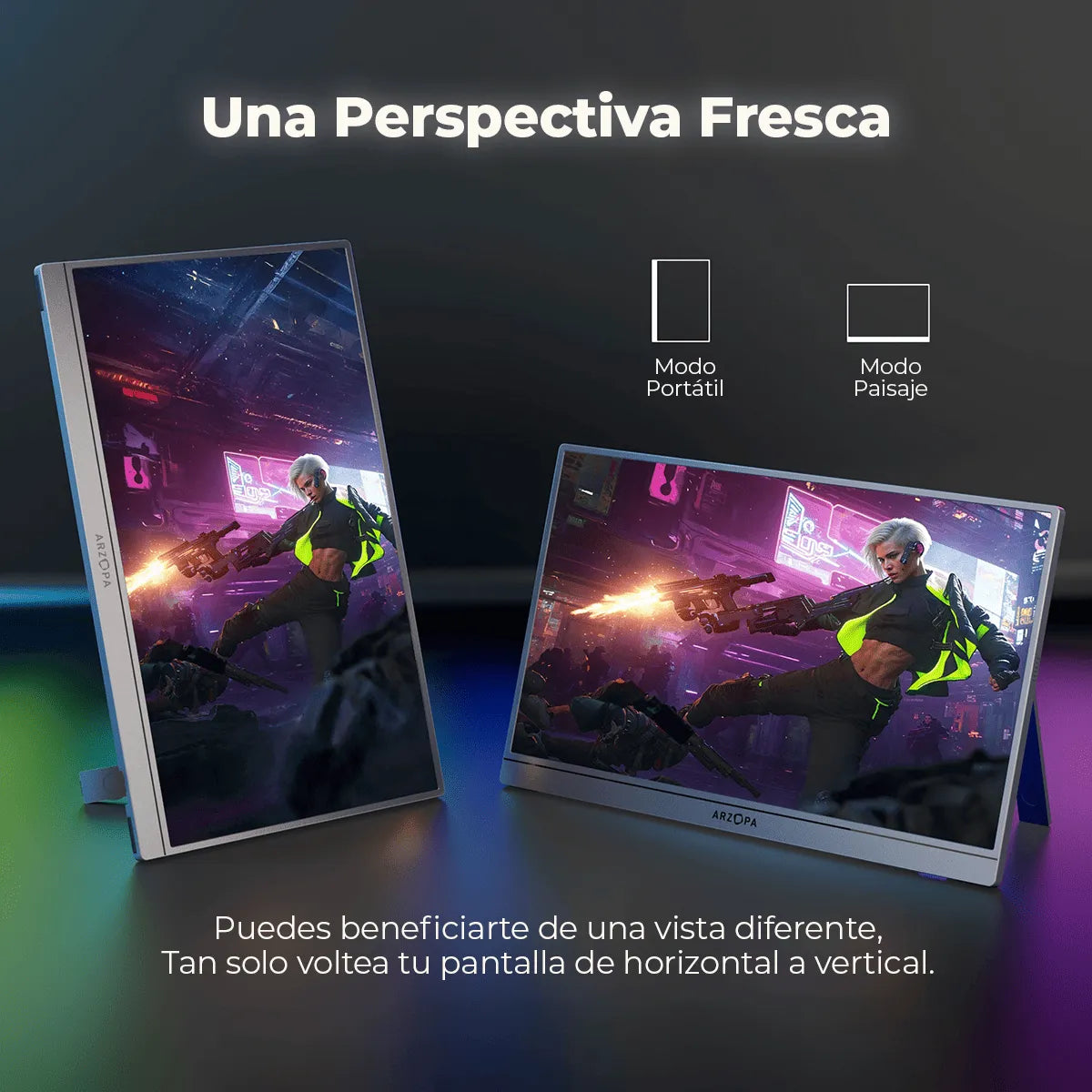 Monitor Portátil ARZOPA Z3FC 16.1” Full HD 180Hz