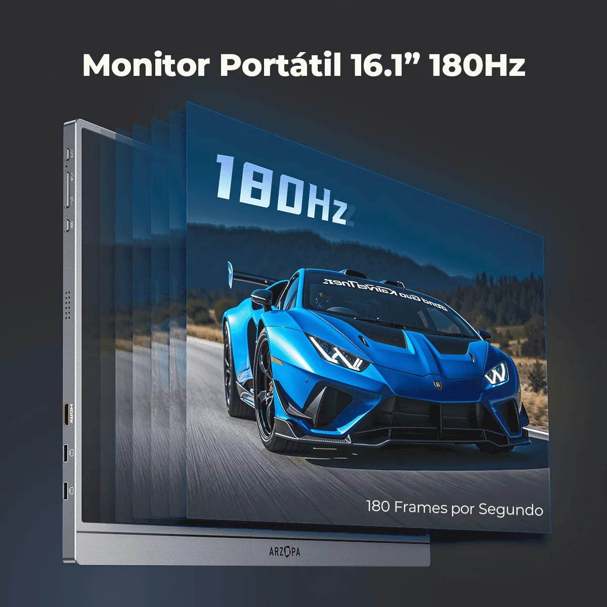 Monitor Portátil ARZOPA Z3FC 16.1” Full HD 180Hz