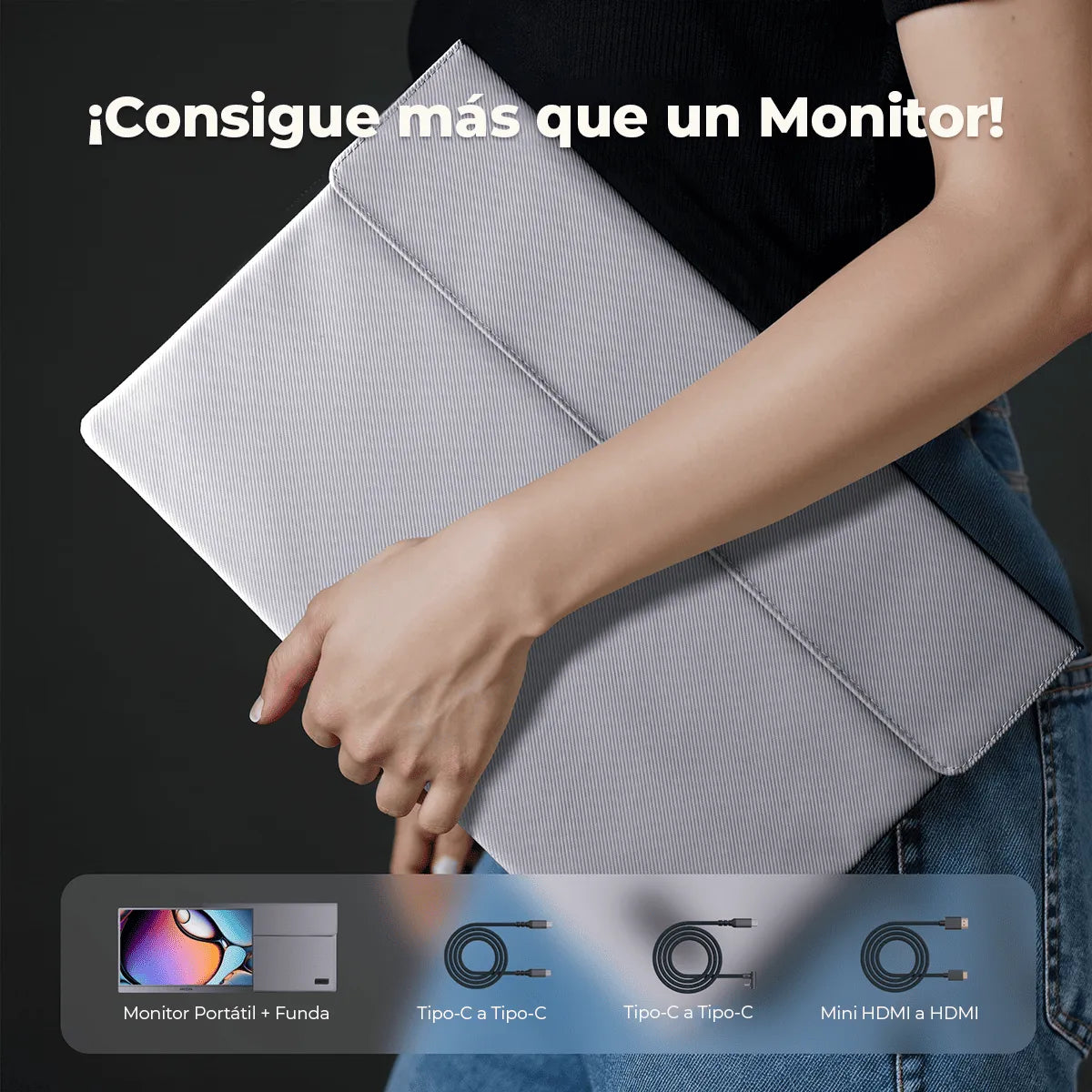Monitor Portátil ARZOPA Z3FC 16.1” Full HD 180Hz