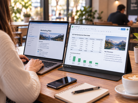 Monitor portátil para notebook: cómo tener una segunda pantalla donde quieras