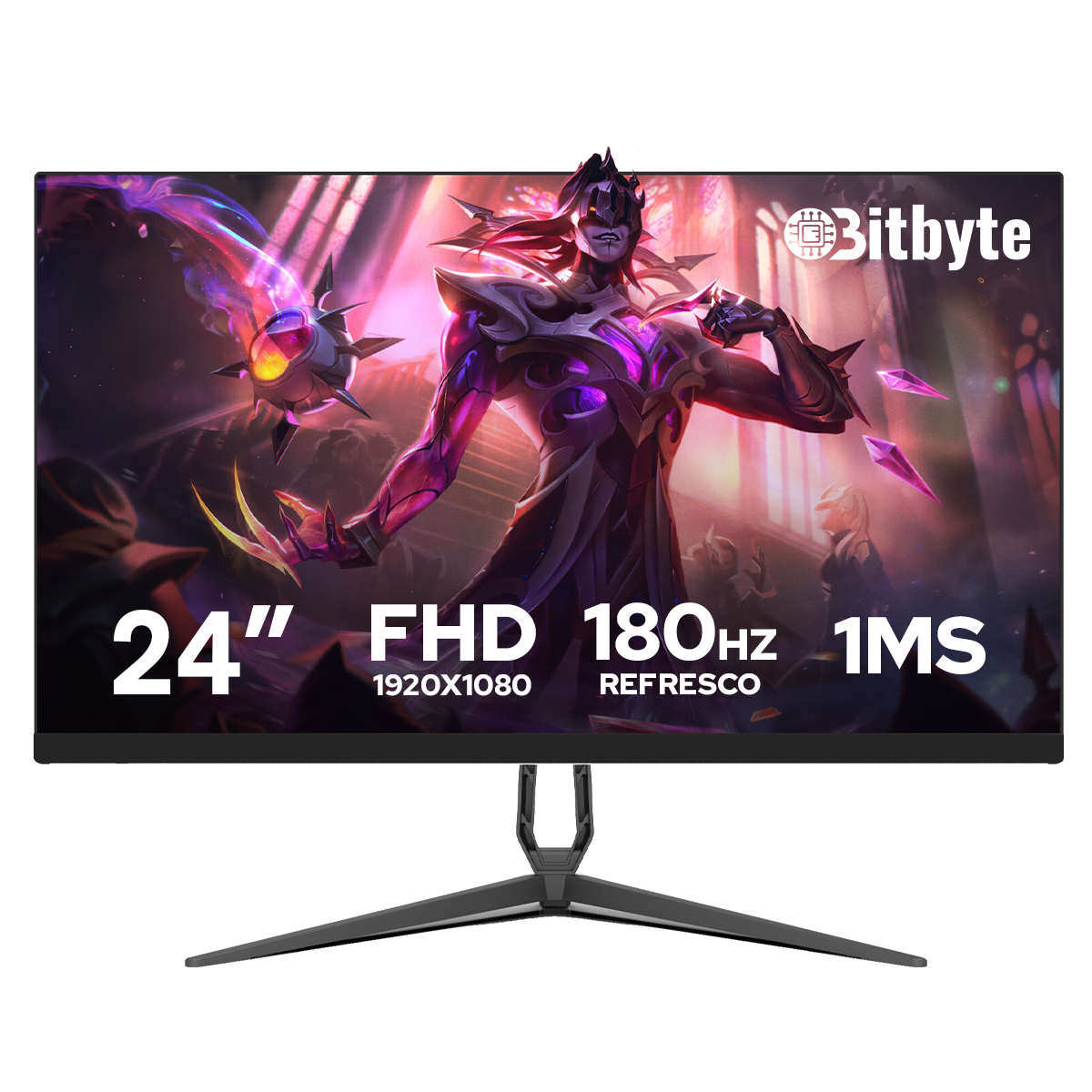 Monitor Gamer 24" Pulgadas Full HD 180Hz 1ms HDMI Bitbyte