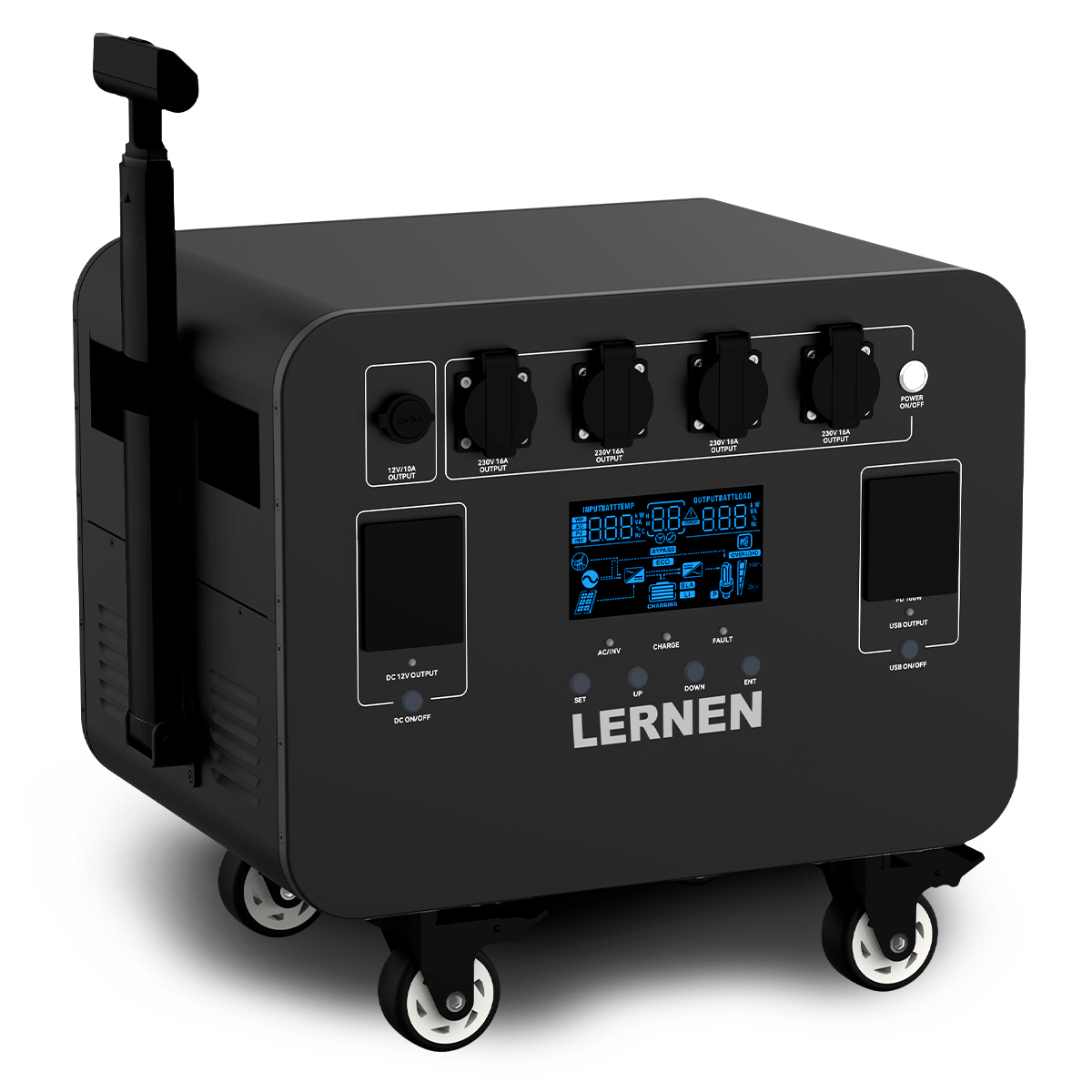 Estación De Energía Portátil Lernen 5000w Generador Eléctrico