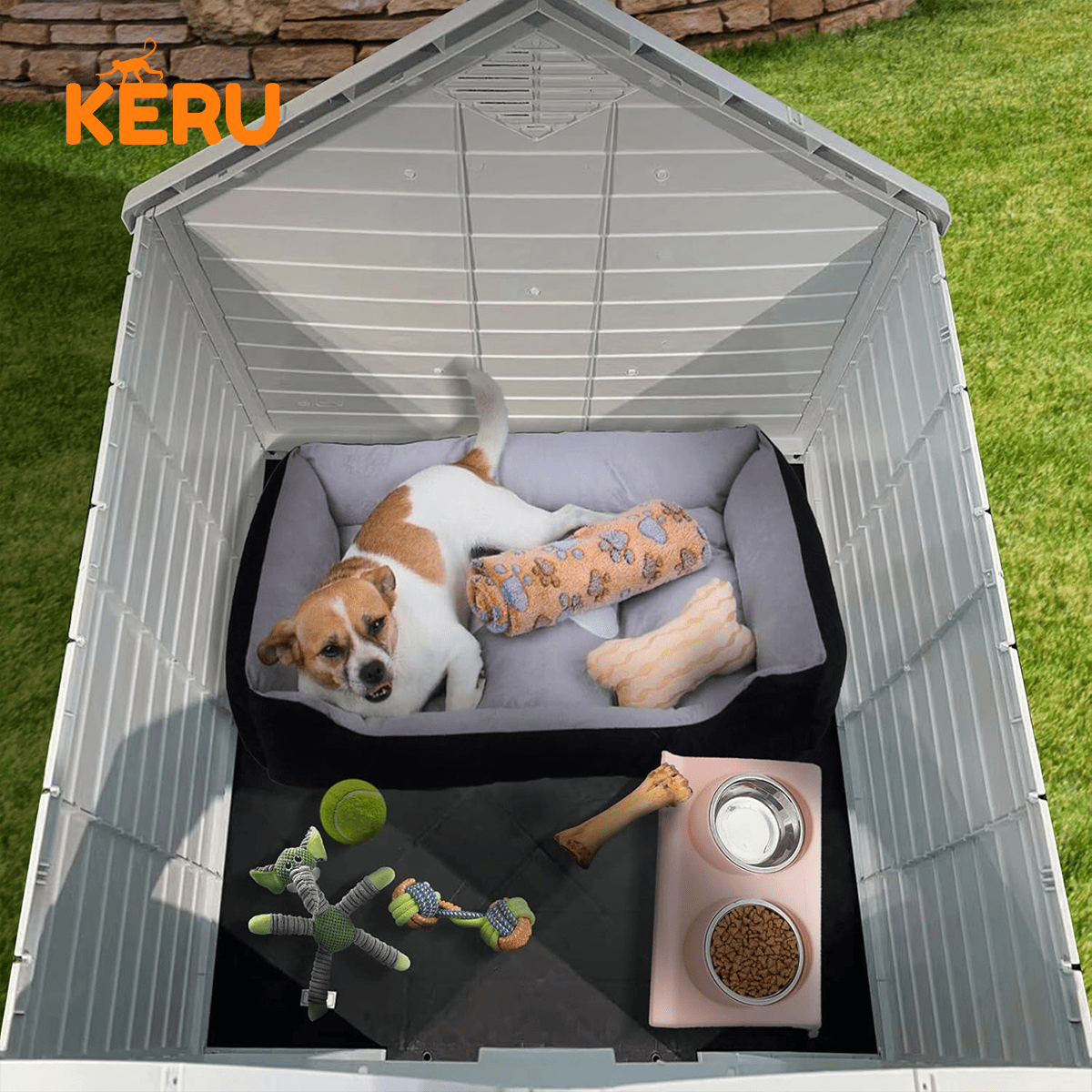 Casa para Perro Cuadrada Keru