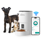 Comedero Automático Wifi Con Cámara Blanco EC - Keru