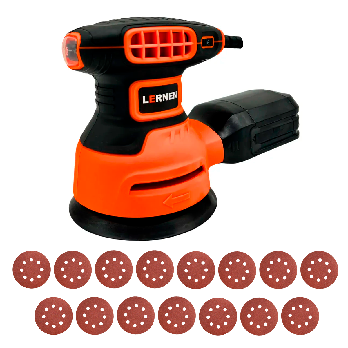 Lijadora Roto Orbital PRO LERNEN 350 W + 15 Lijas