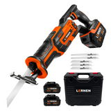 Sierra Sable Reciproca PRO Inalámbrica Lernen + 2 Baterías + 5 Sierras