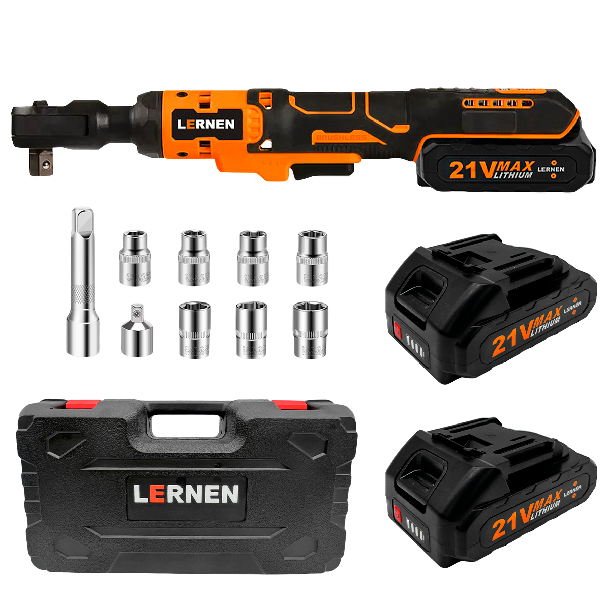 Llave Chicharra eléctrica Inalámbrica + 2 baterías + 6 dados