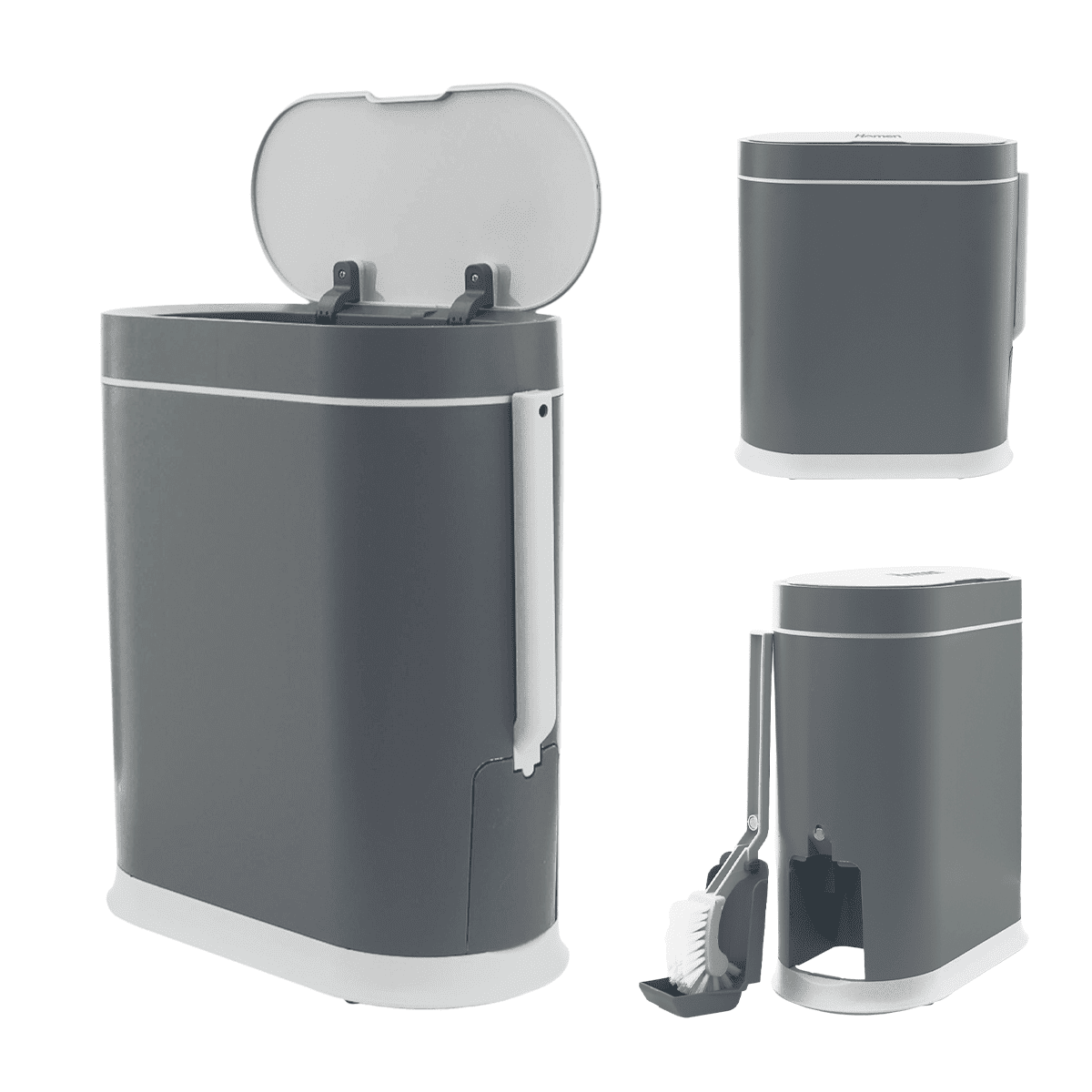 Basurero Automático Papelera Inteligente Sensor 8 Lts - GRIS