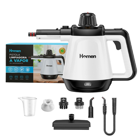 Limpiador A Vapor Pistola Limpieza Alta Presión Color Blanco Lernen