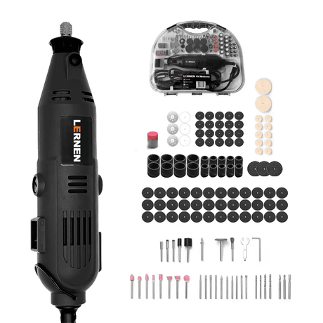 Herramienta Multipropósito Kit Minitorno Tipo Dremel 135w 211 Piezas Lernen