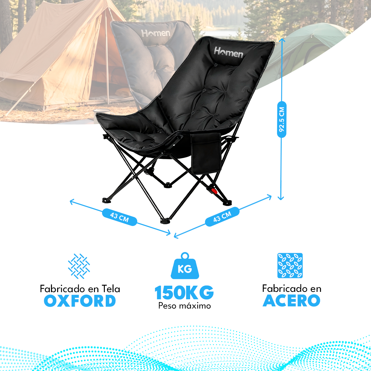 Silla Camping Plegable EC