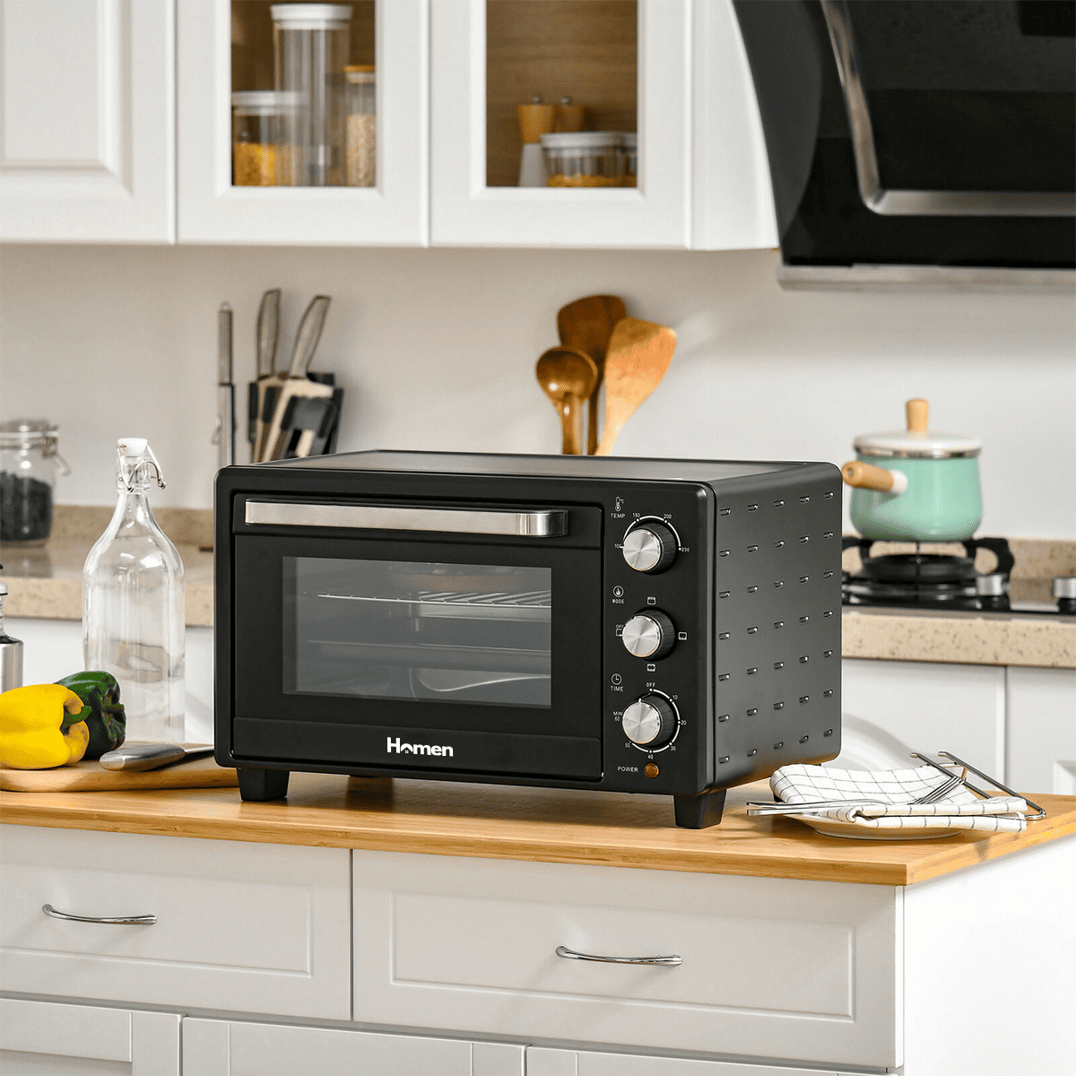 Horno Eléctrico Homen 23 Lt 1.400 W