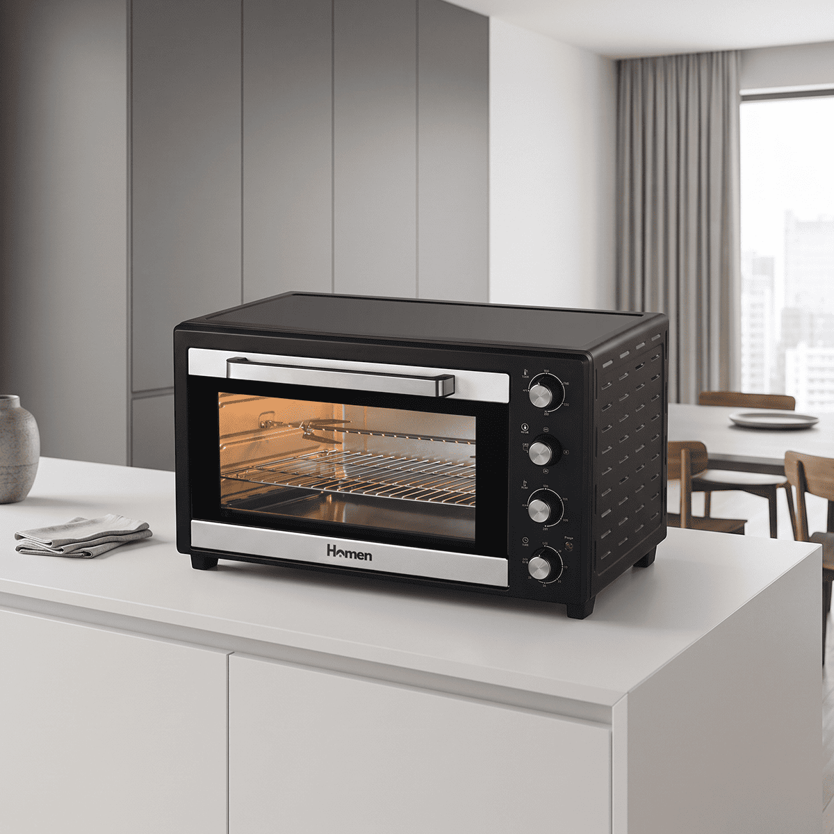 Horno Eléctrico Homen 60 Lt 2.000 W