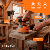 Lijadora Roto Orbital PRO LERNEN 350 W + 15 Lijas