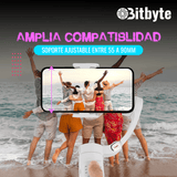 Estabilizador Gimbal Inteligente con Seguimiento Facial IA y Luz LED