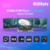 Monitor Doble Bitbyte 14" Full HD