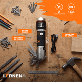Linterna Recargable con Zoom Multiproposito