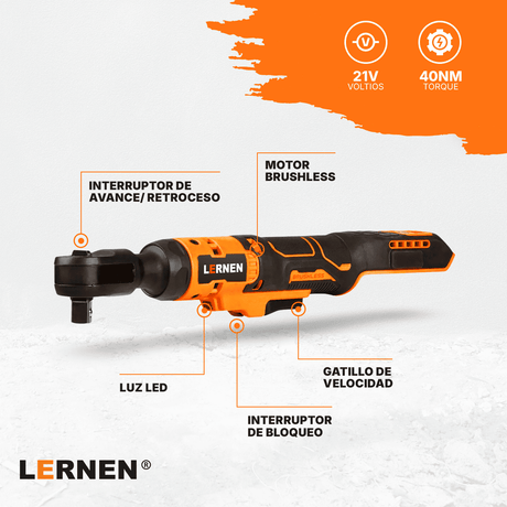 Llave Chicharra eléctrica Inalámbrica + 2 baterías + 6 dados Lernen