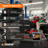 Llave Impacto 1/2" Inalámbrica LERNEN 21V + 2 Baterías + Acc