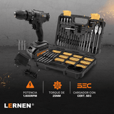 Taladro Destornillador + Set 99 Brocas