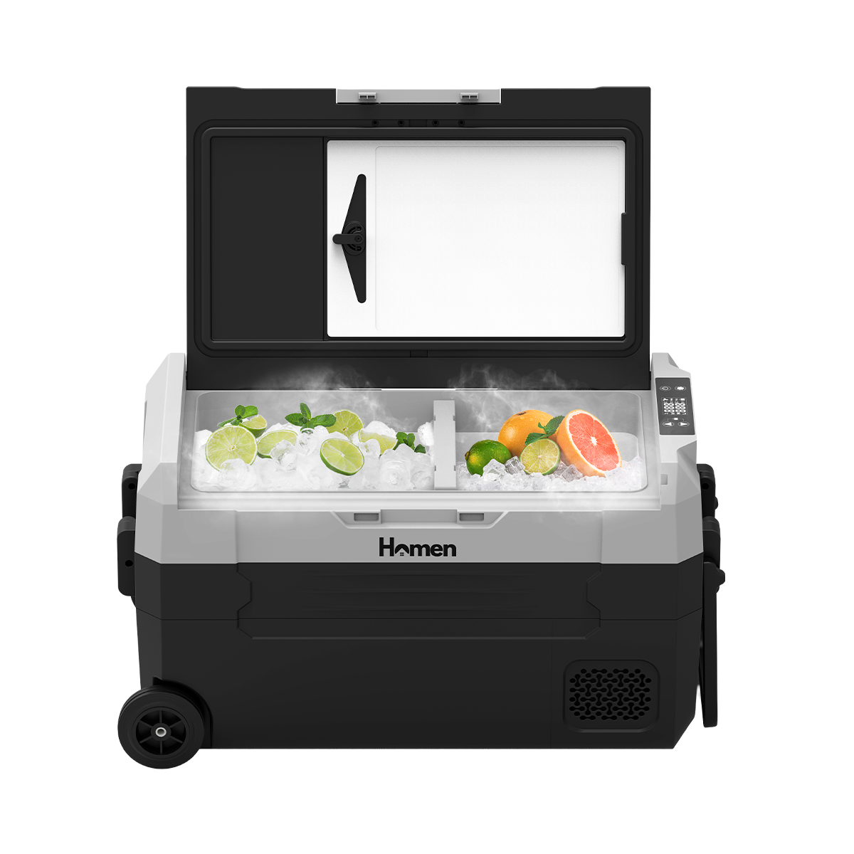Cooler portátil Eléctrico con Ruedas Homen 35 Litros EA35C Homen