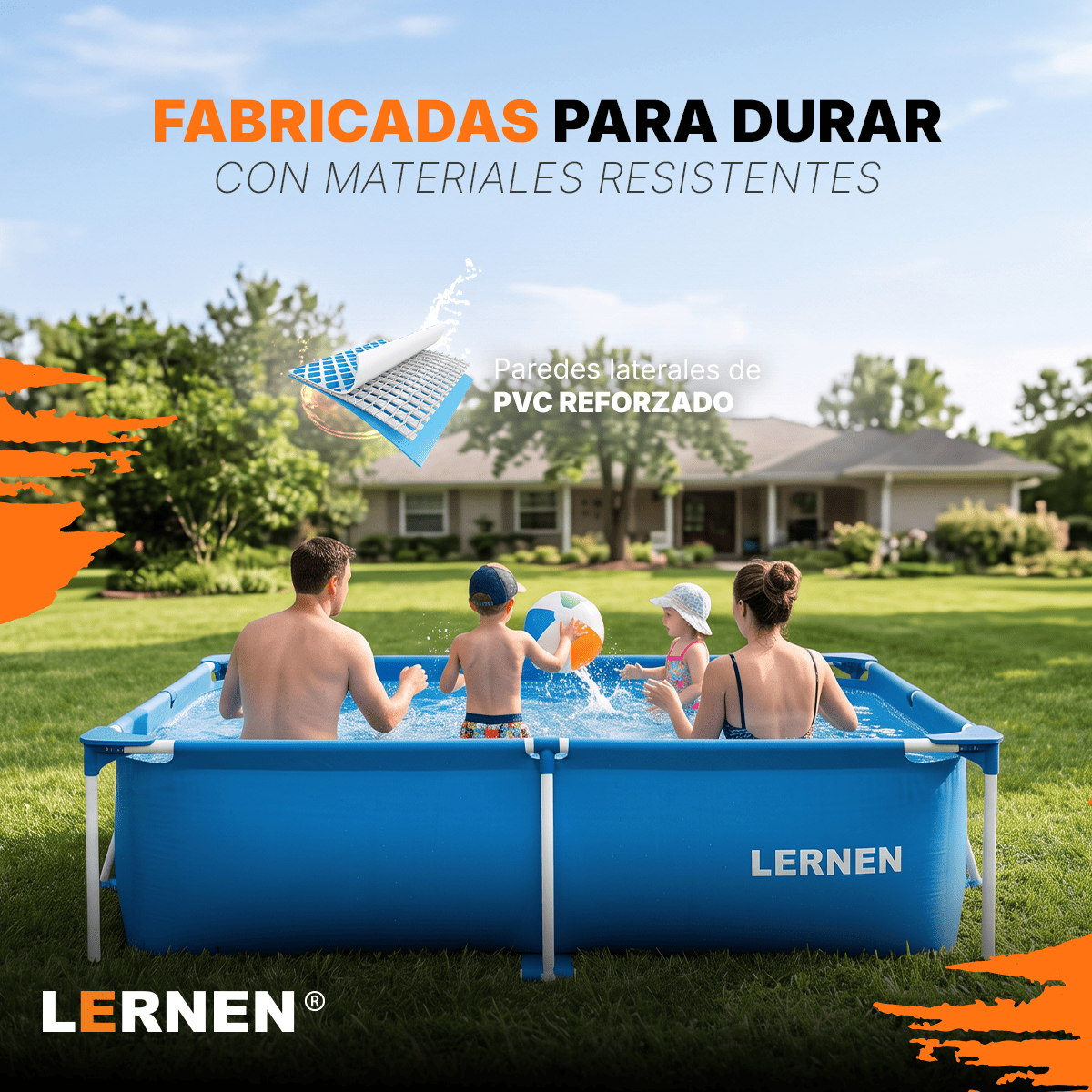 Piscina Estructural Rectangular 260X160 Lernen