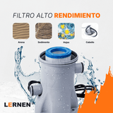 Bomba Para Piscina Con Filtro 2.006 L/h 30 W LERNEN
