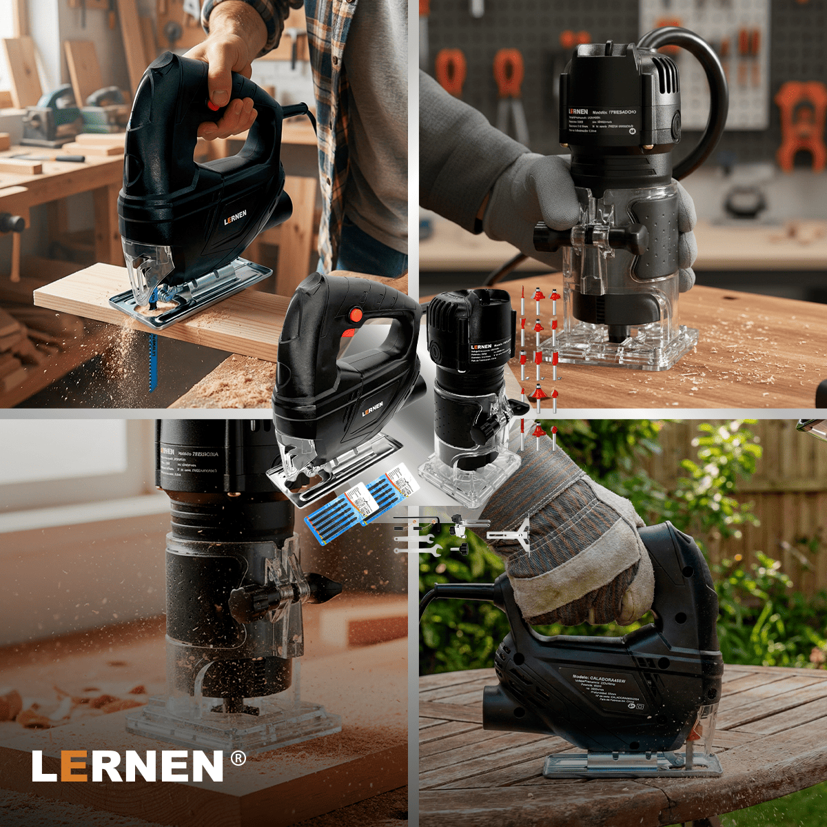 Pack Sierra Caladora + Cepillo Eléctrico