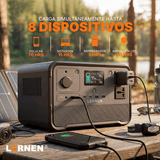 Estación De Energía Portátil Lernen 700w Generador Eléctrico