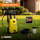 Hidrolavadora 1.600w con Espumador y Ruedas LERNEN