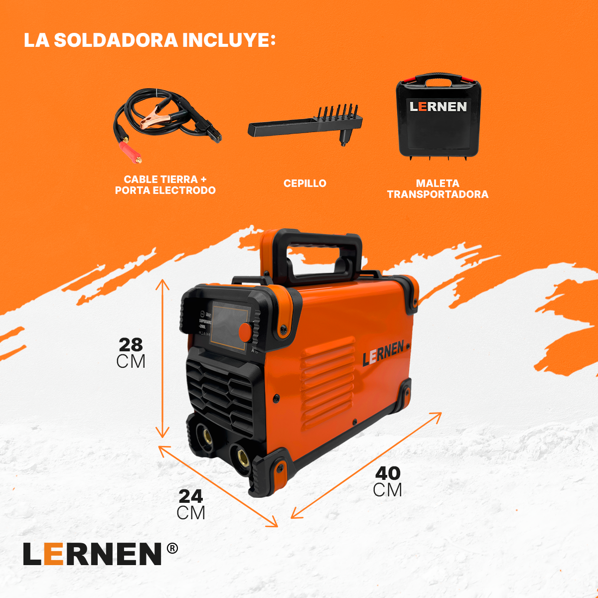 Soldadora Inverter PRO Lernen 200 A