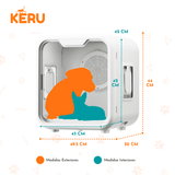 Caja Secadora Inteligente de Mascotas Silenciosa Keru