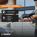 Hidrolavadora Inalámbrica PRO Lernen + 2 baterías + Accesorios Lernen