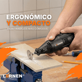 Herramienta Multipropósito Kit Minitorno Tipo Dremel 135w 211 Piezas